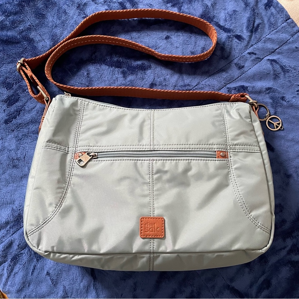 The Sak Esperato Nylon Hobo Bag Crossbody Bag Euc Gem